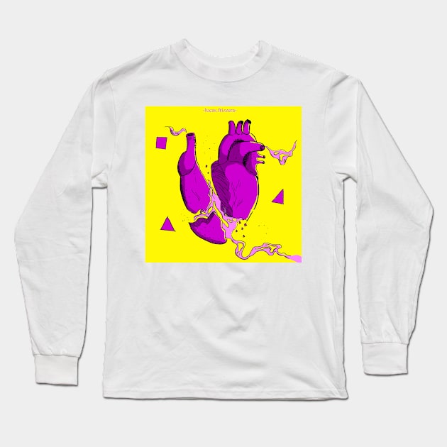 Heart Long Sleeve T-Shirt by Lucas Frizzera